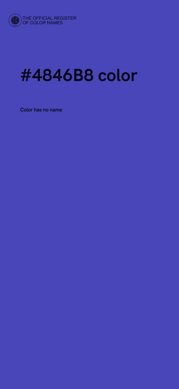 #4846B8 color image