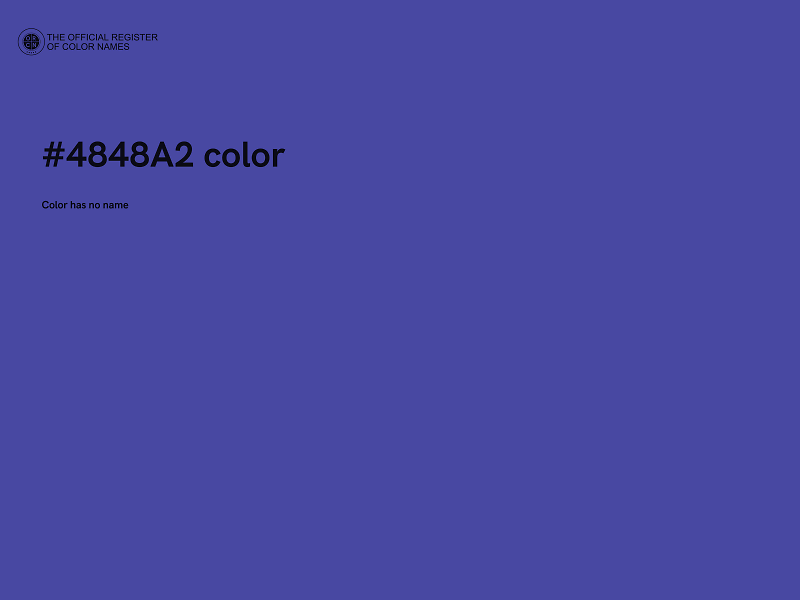 #4848A2 color image
