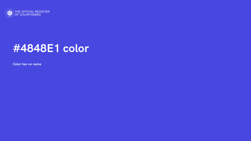 #4848E1 color image