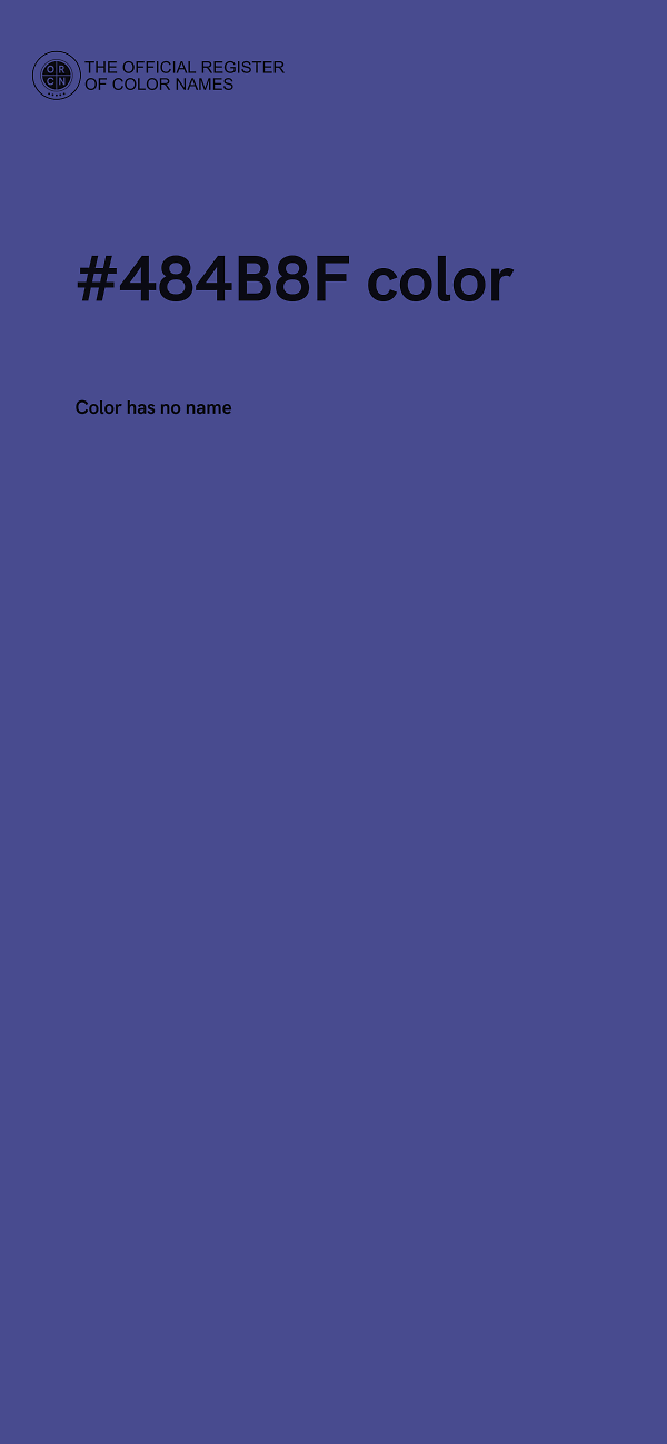 #484B8F color image