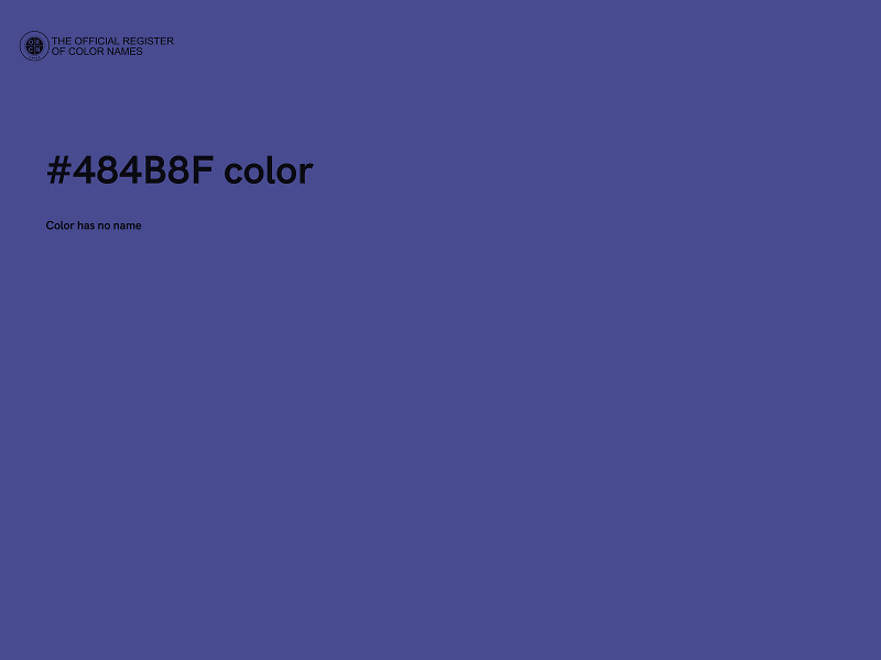 #484B8F color image