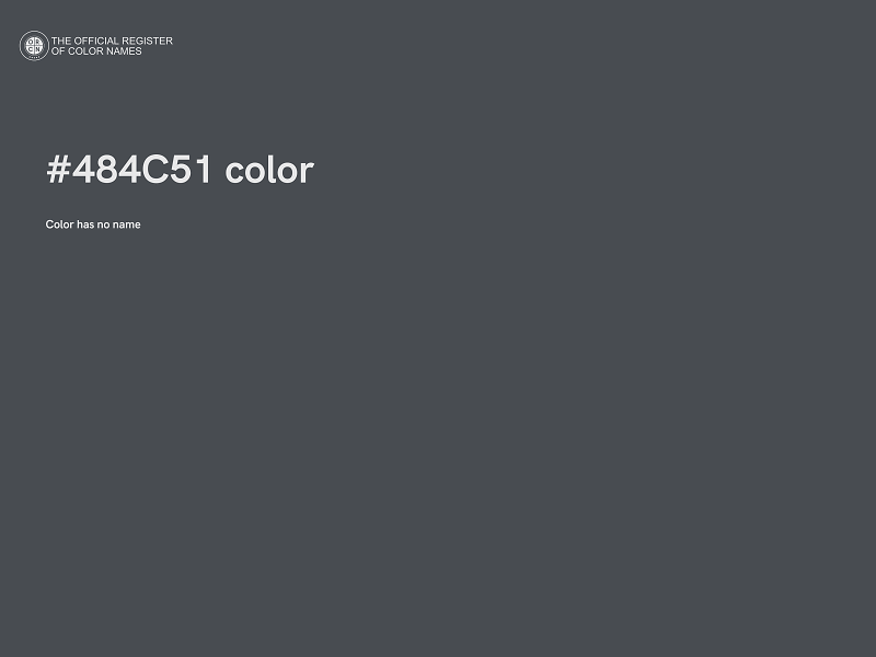 #484C51 color image
