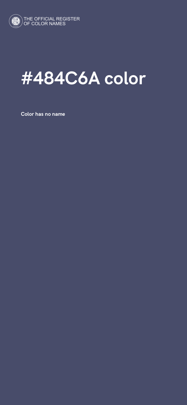 #484C6A color image
