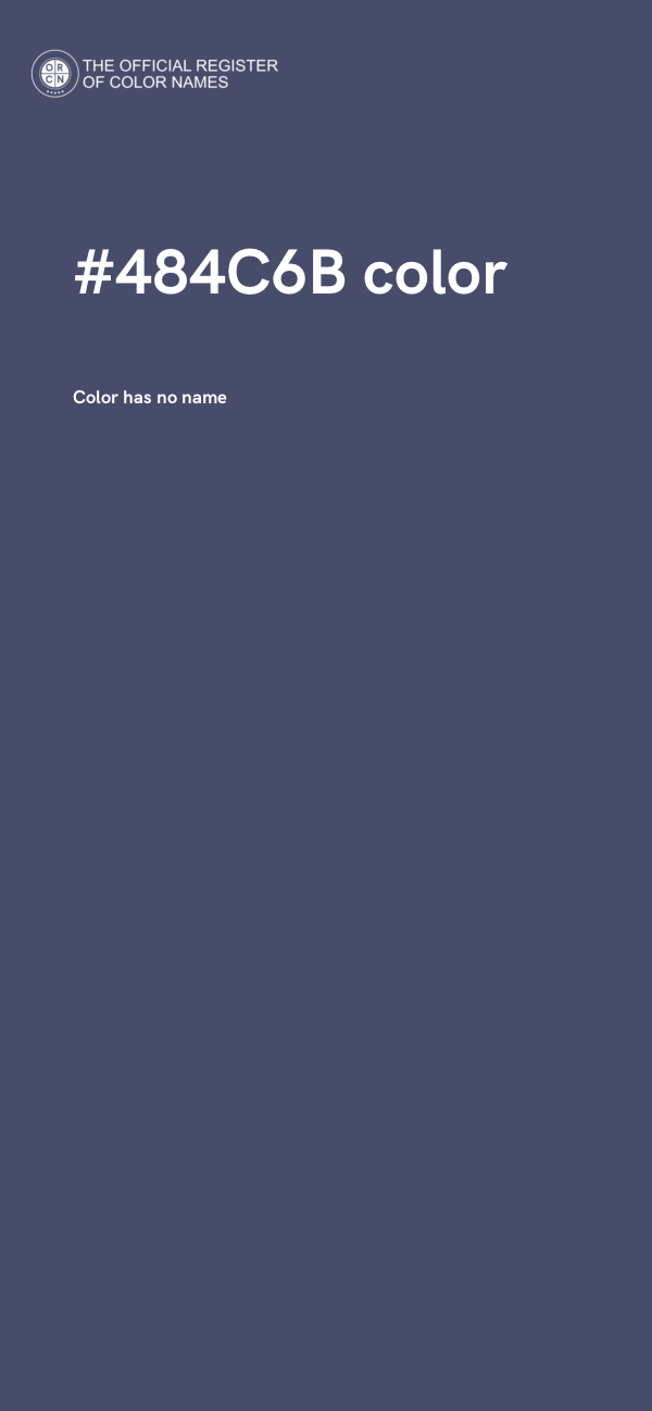 #484C6B color image