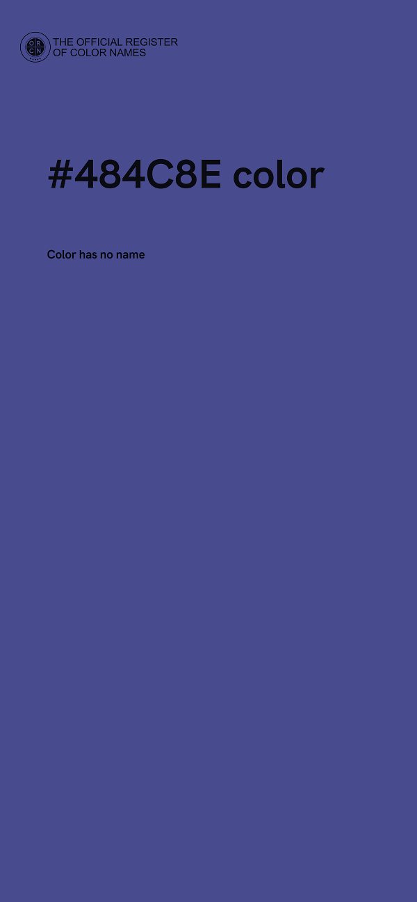 #484C8E color image