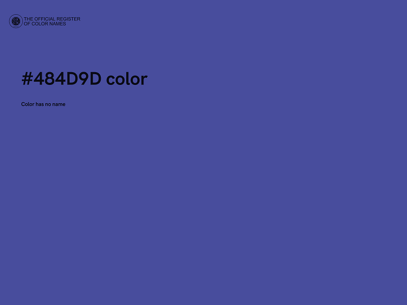 #484D9D color image