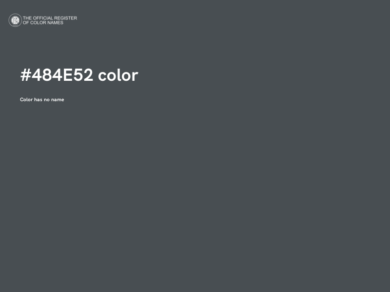 #484E52 color image