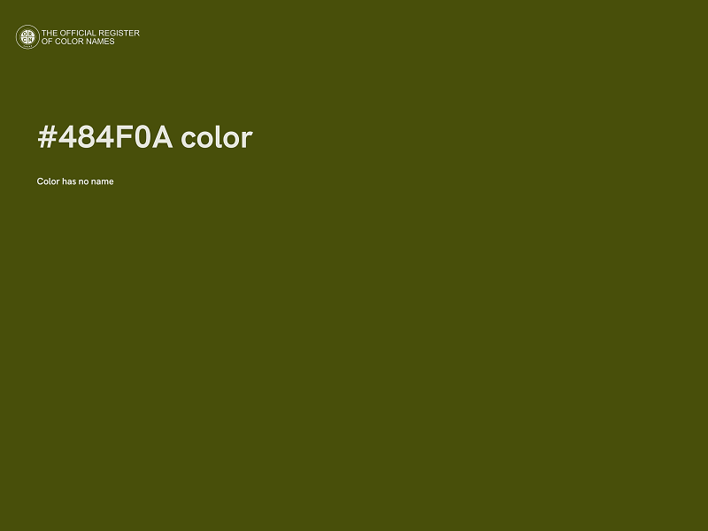 #484F0A color image