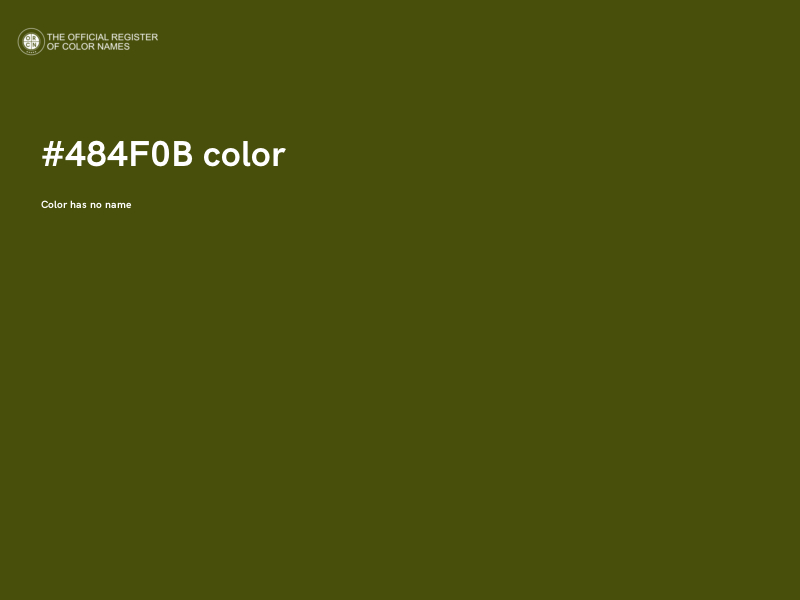 #484F0B color image