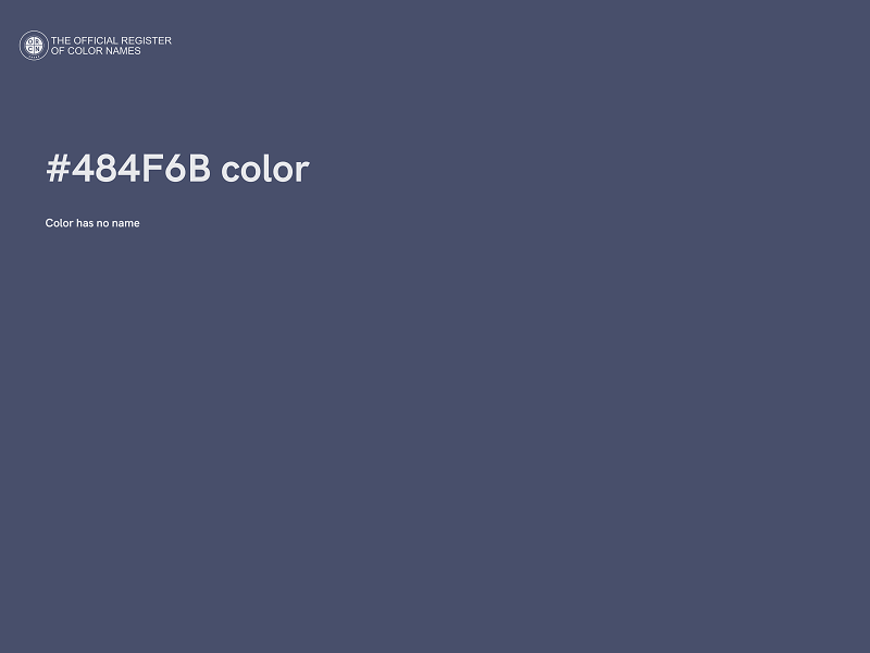 #484F6B color image