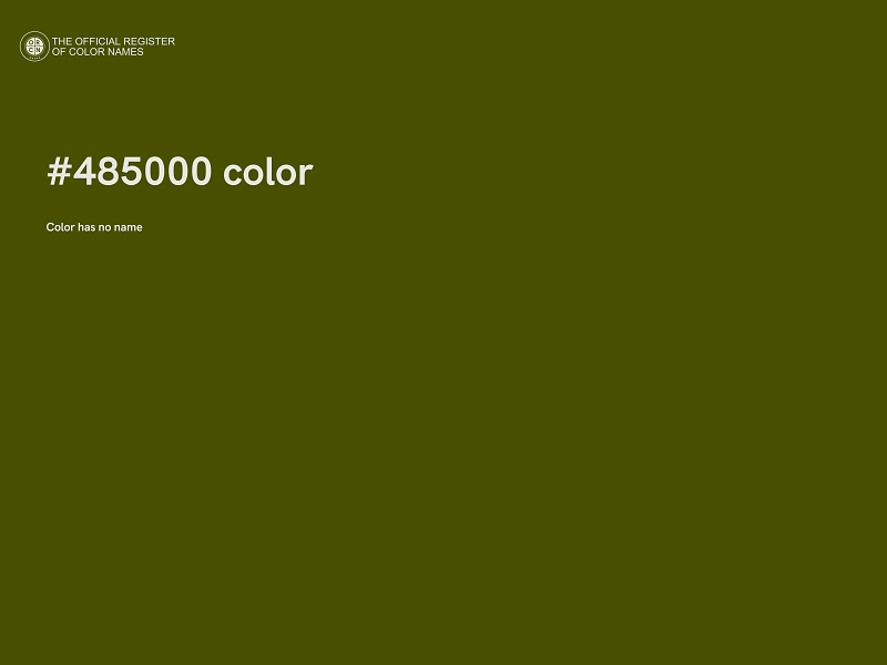 #485000 color image