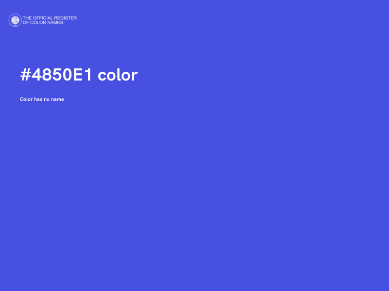 #4850E1 color image
