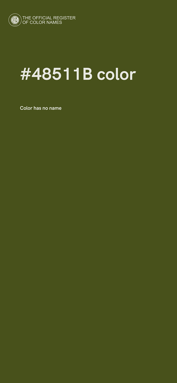 #48511B color image