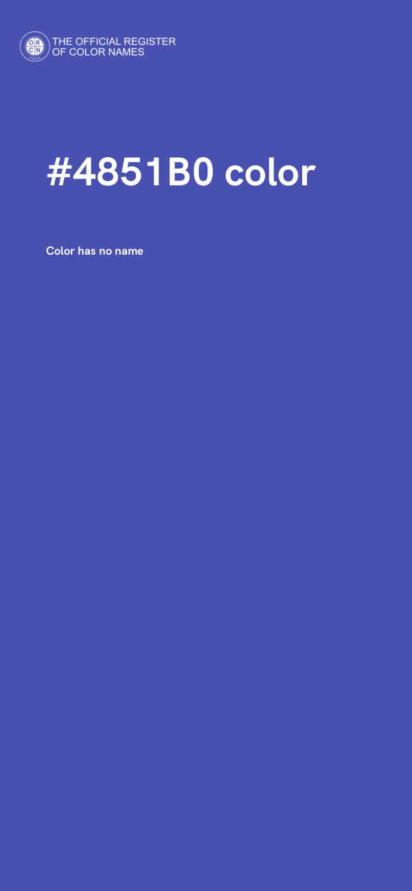 #4851B0 color image