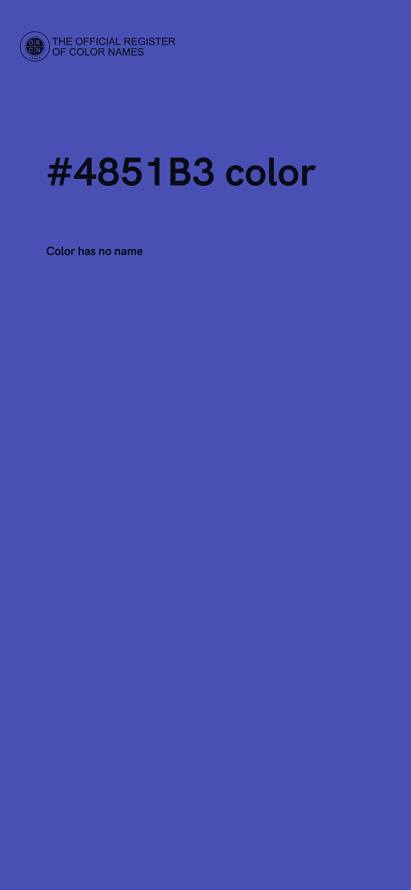 #4851B3 color image