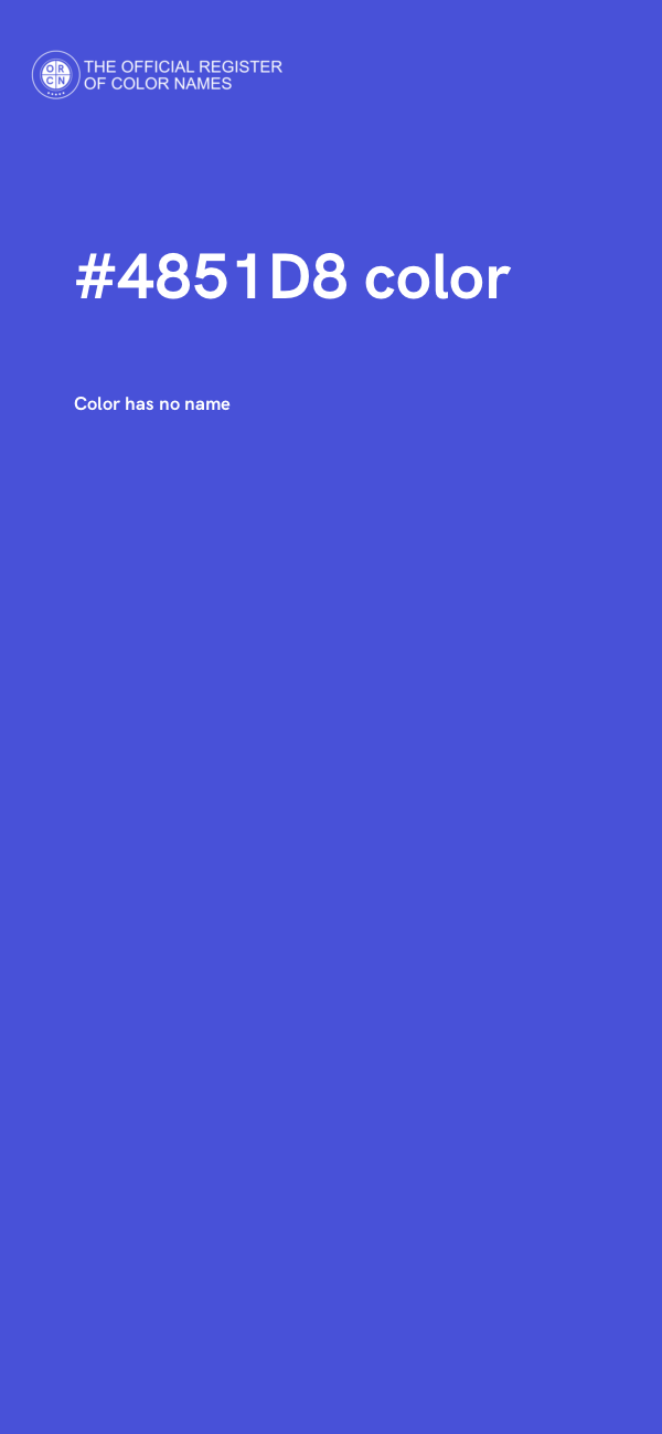 #4851D8 color image