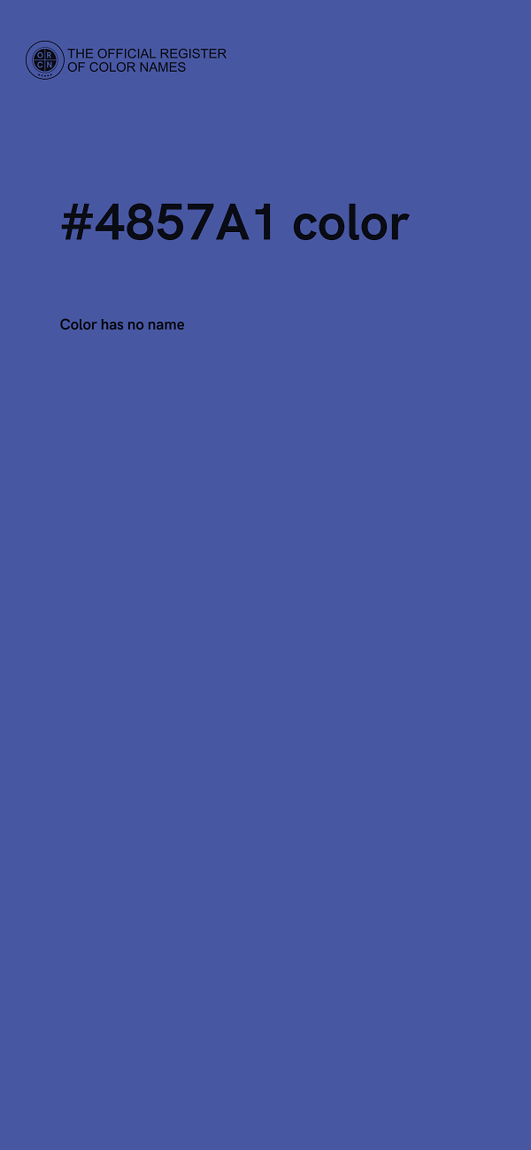 #4857A1 color image