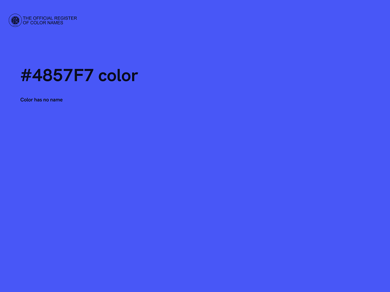 #4857F7 color image