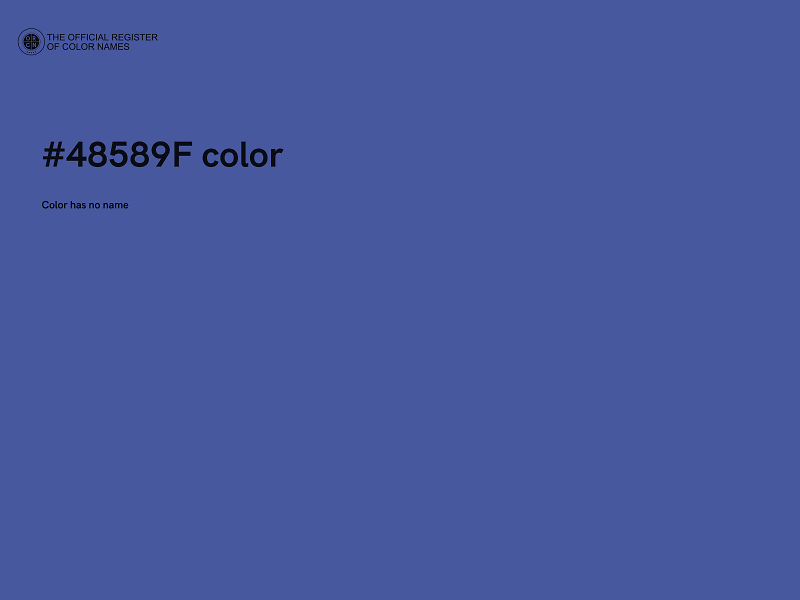 #48589F color image
