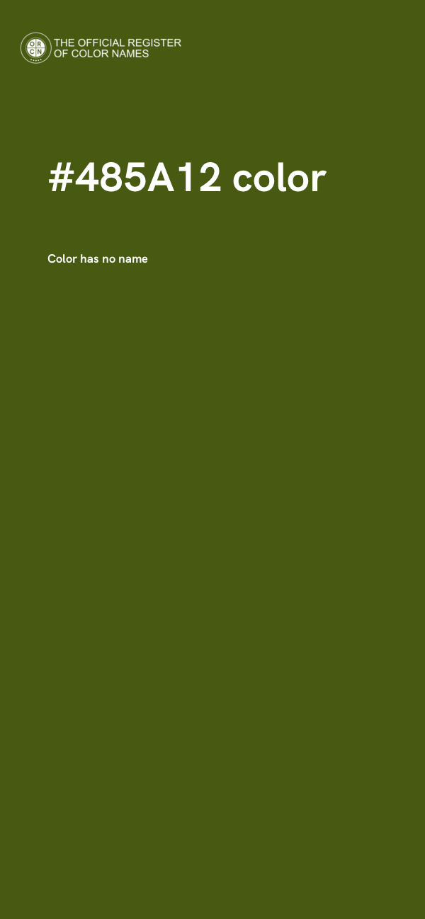 #485A12 color image