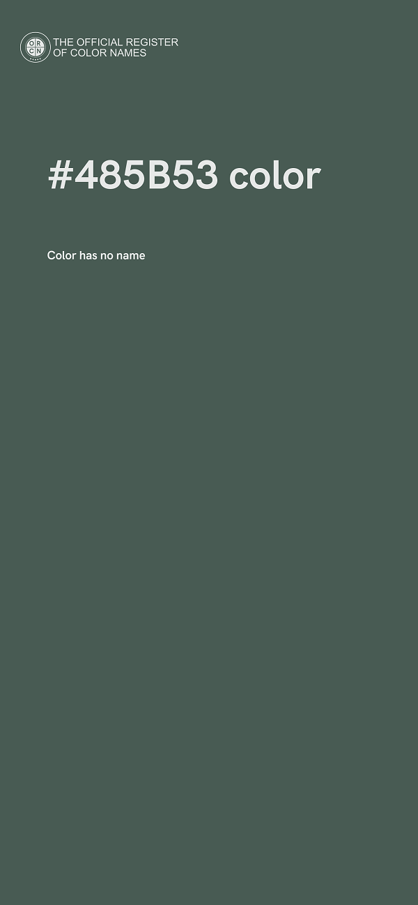 #485B53 color image