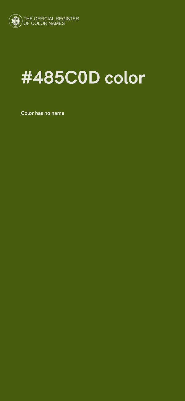 #485C0D color image