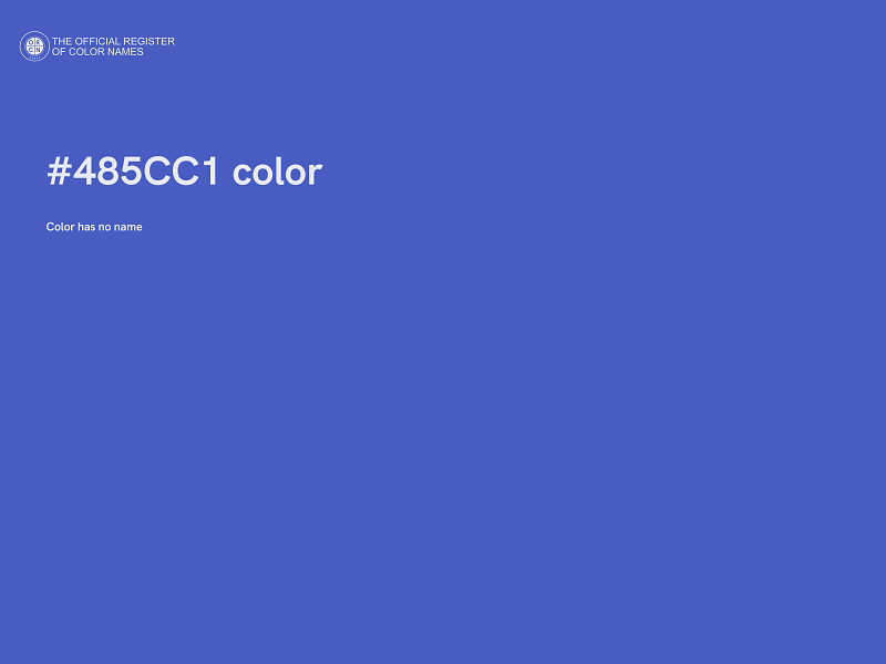 #485CC1 color image