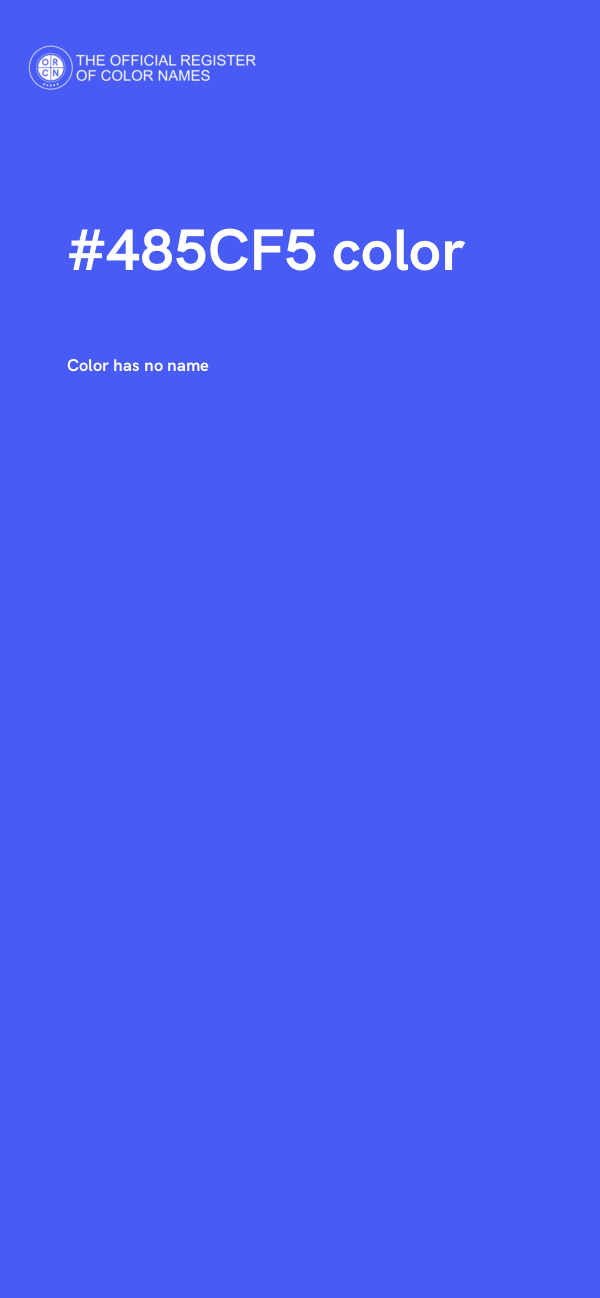 #485CF5 color image