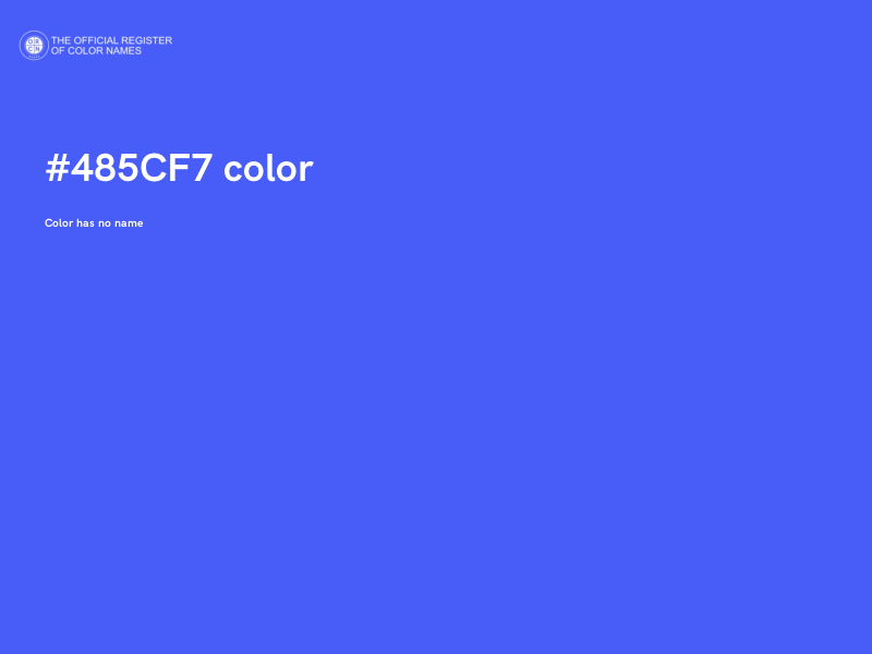 #485CF7 color image