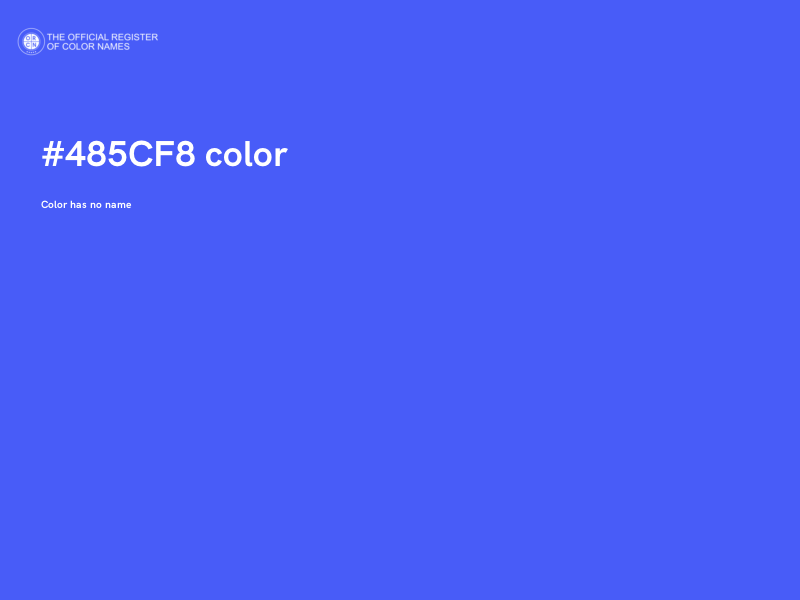 #485CF8 color image