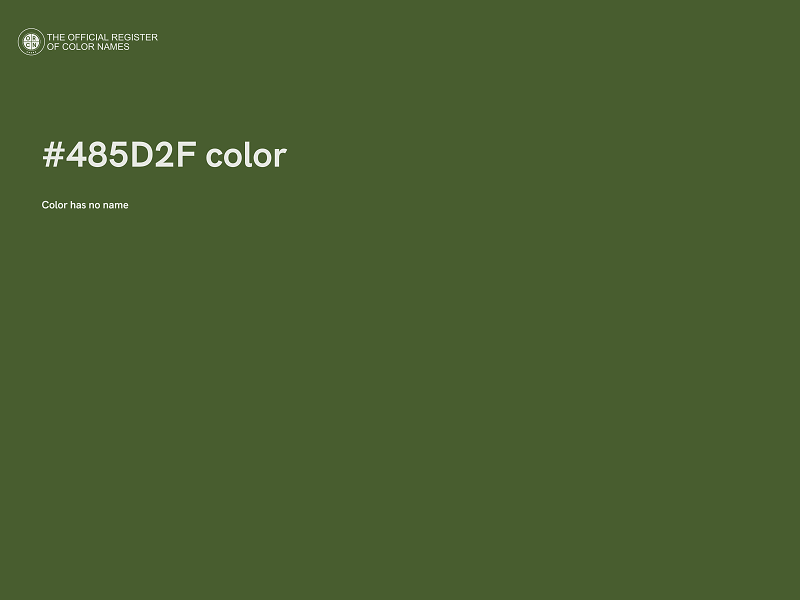 #485D2F color image