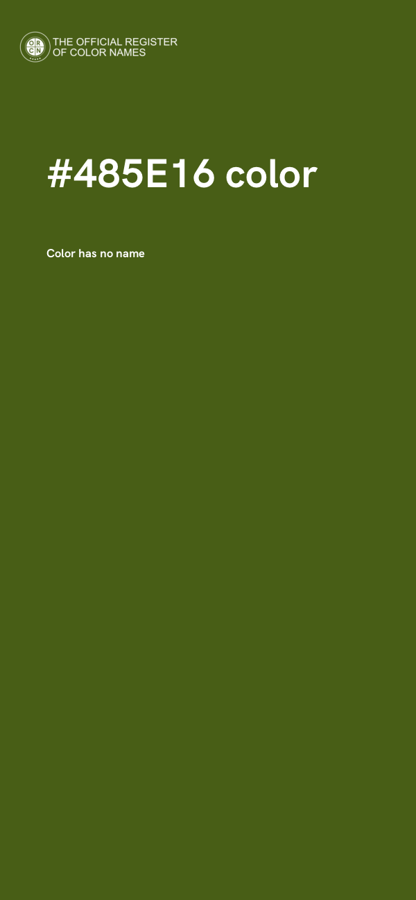 #485E16 color image