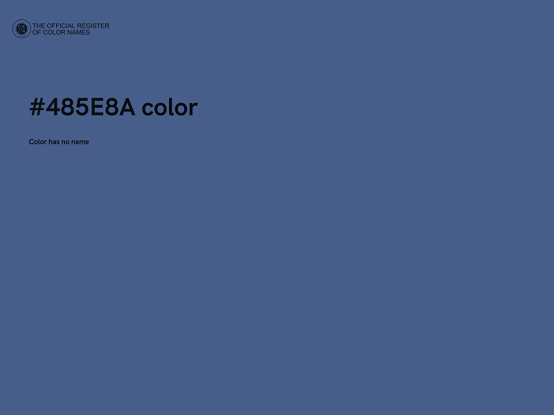 #485E8A color image