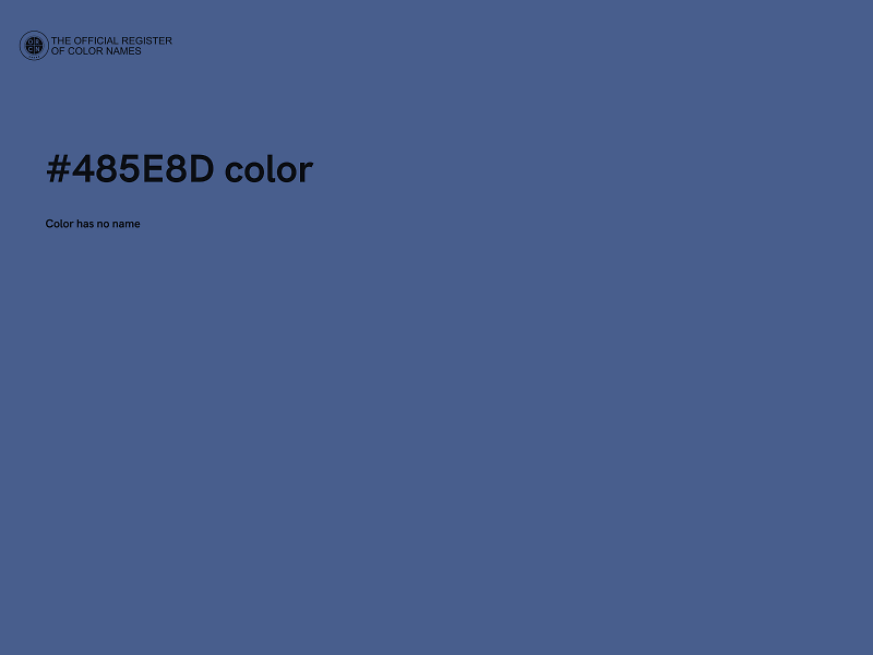 #485E8D color image