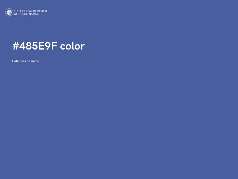 #485E9F color image