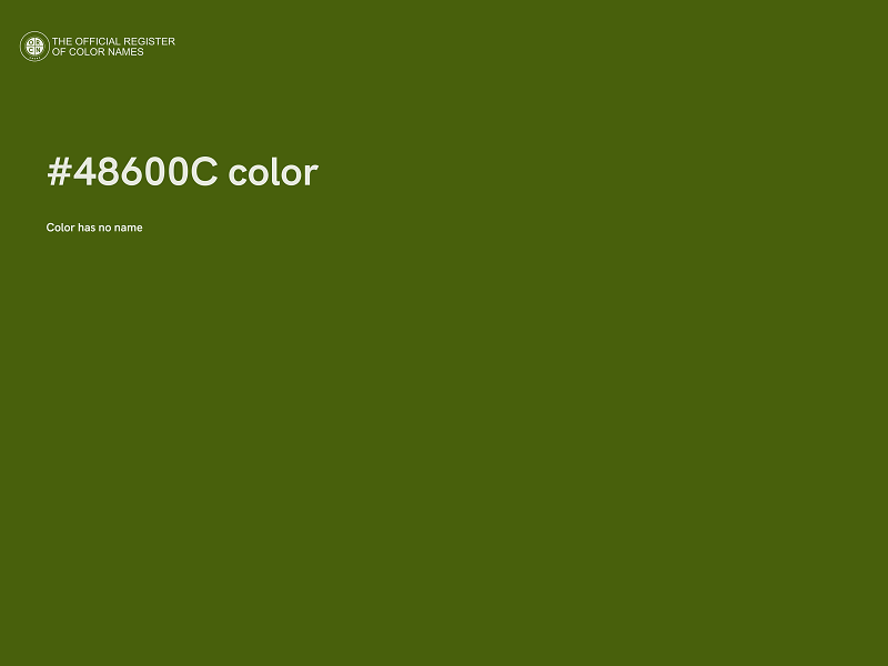 #48600C color image