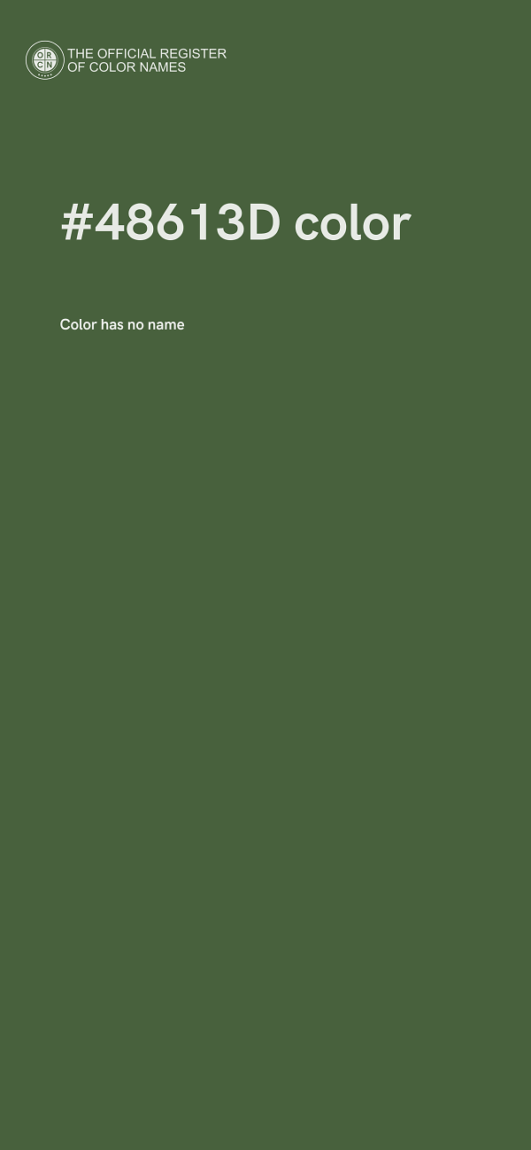 #48613D color image