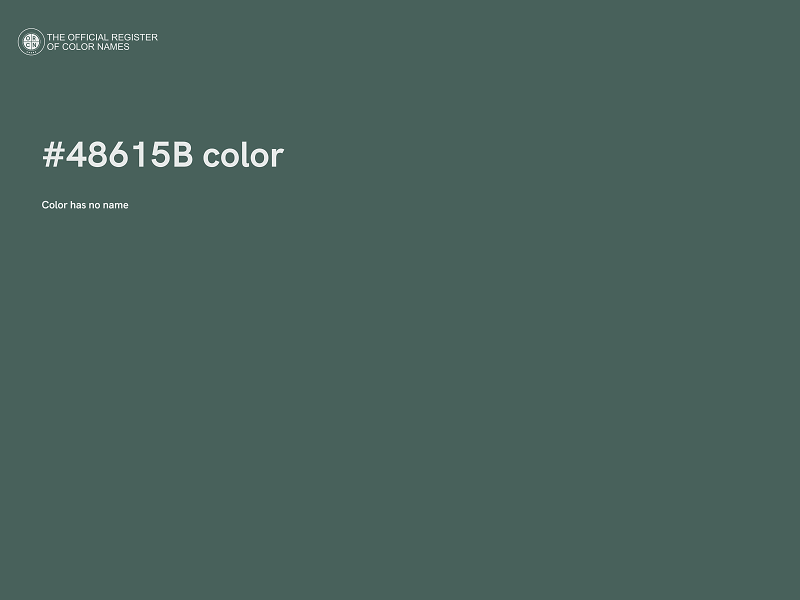 #48615B color image