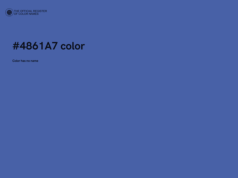 #4861A7 color image