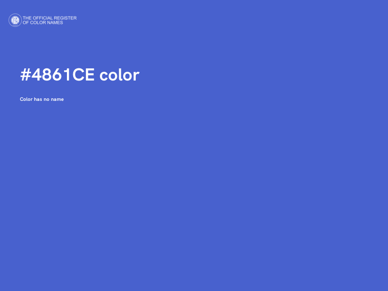 #4861CE color image