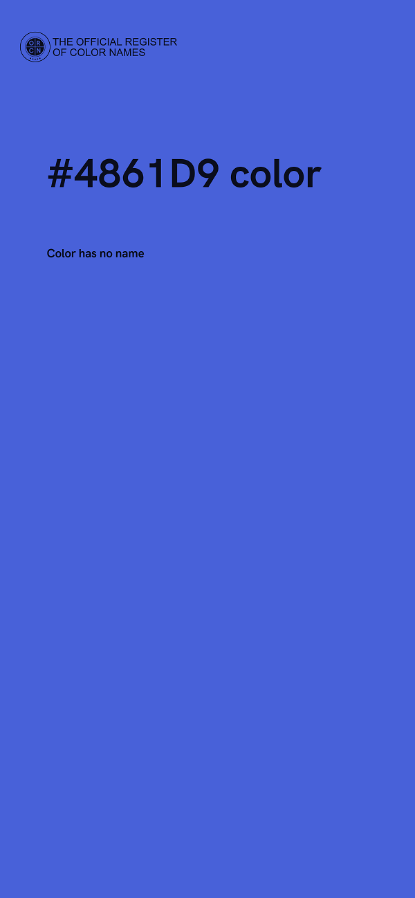 #4861D9 color image