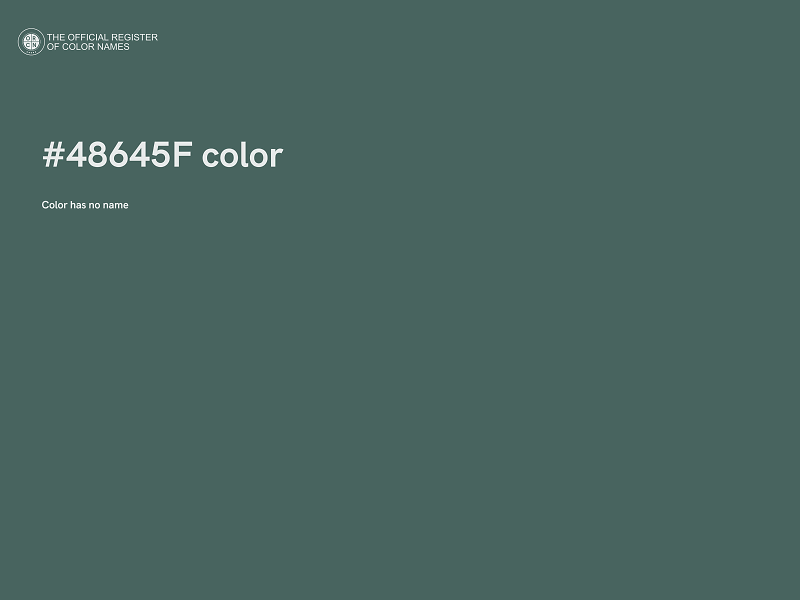 #48645F color image