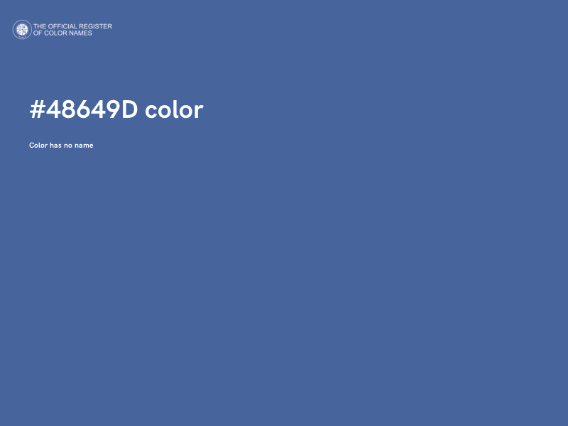 #48649D color image