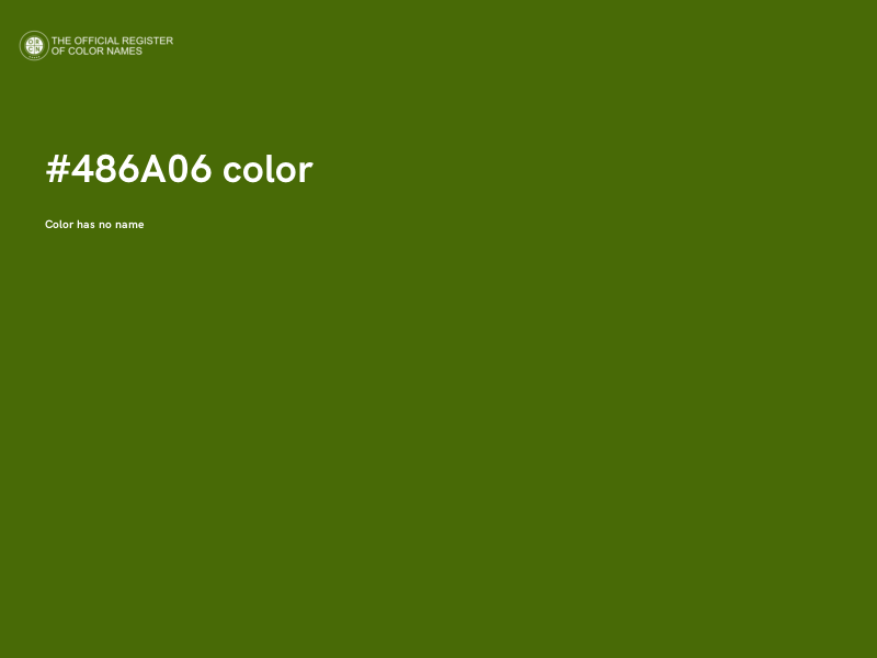 #486A06 color image