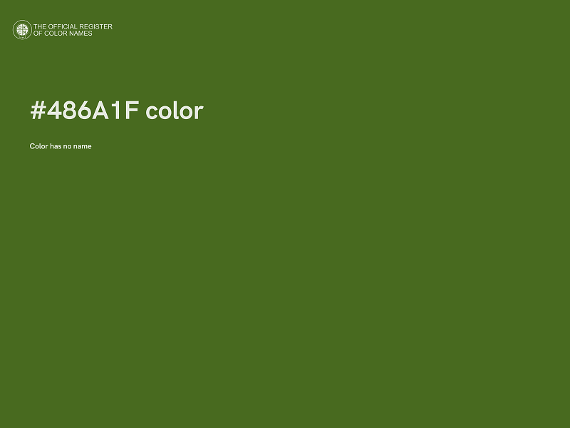 #486A1F color image