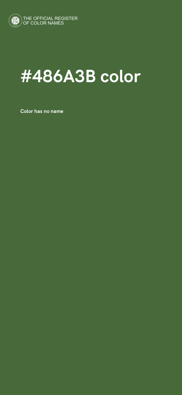 #486A3B color image