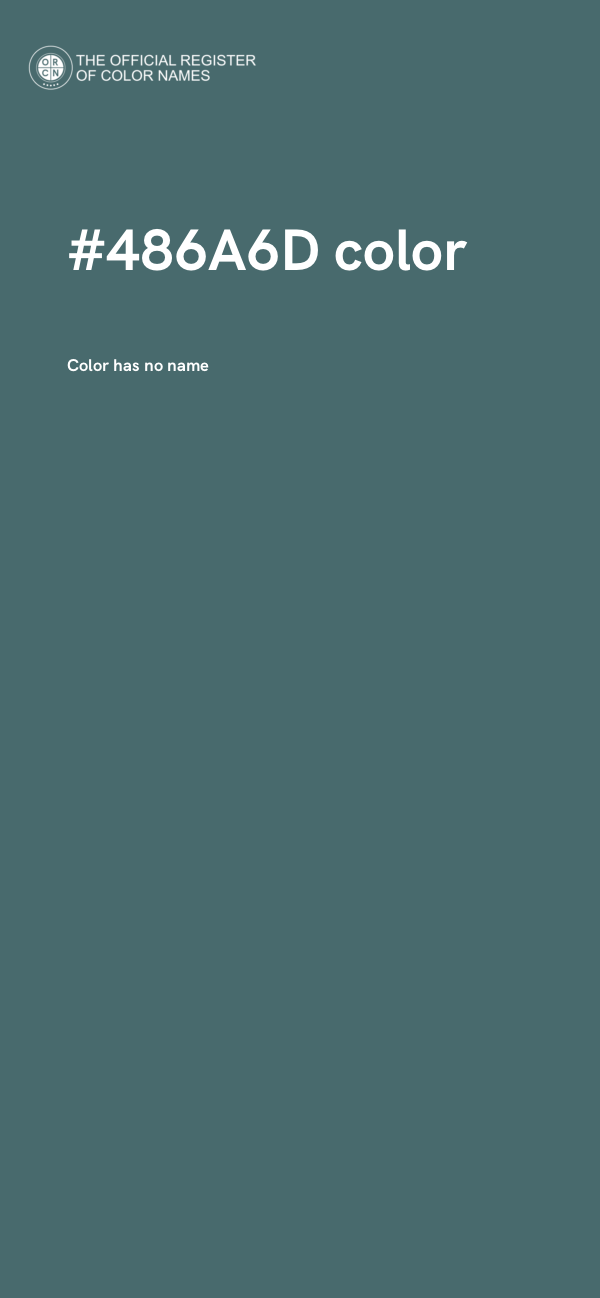#486A6D color image