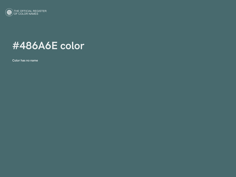 #486A6E color image