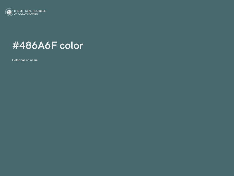 #486A6F color image