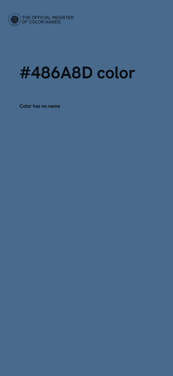 #486A8D color image
